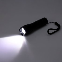 Fx Light Linterna LED de Aluminio con Zoom, Negra