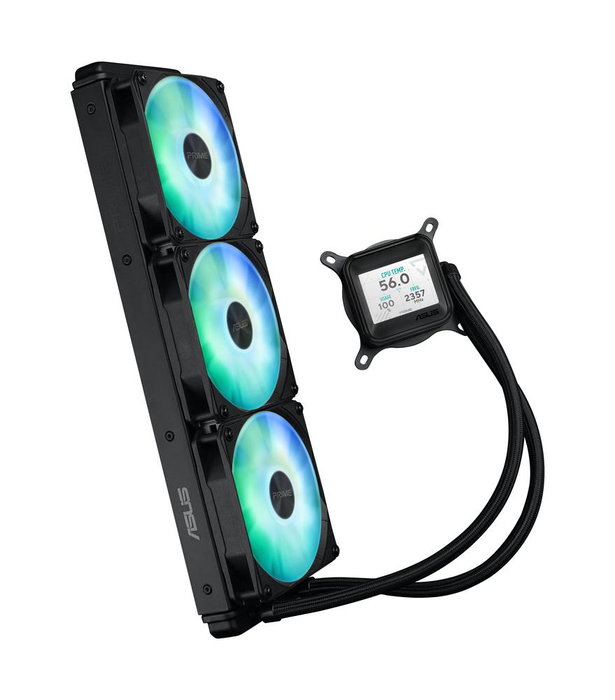 Asus Prime LC 360 ARGB LCD - Kit Refrigeración Líquida AIO con Pantalla LCD, Radiador 360mm, 3 Ventiladores ARGB, Compatible Intel LGA 1700/1200 & AMD AM5/AM4 Asus Prime LC 360 ARGB LCD - Kit Refrigeración Líquida AIO con Pantalla LCD, Radiador 360mm, 3 Ventiladores ARGB, Compatible Intel LGA 1700/1200 & AMD AM5/AM4