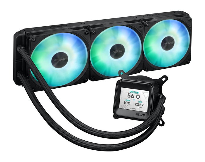 Asus Prime LC 360 ARGB LCD - Kit Refrigeración Líquida AIO con Pantalla LCD, Radiador 360mm, 3 Ventiladores ARGB, Compatible Intel LGA 1700/1200 & AMD AM5/AM4 Asus Prime LC 360 ARGB LCD - Kit Refrigeración Líquida AIO con Pantalla LCD, Radiador 360mm, 3 Ventiladores ARGB, Compatible Intel LGA 1700/1200 & AMD AM5/AM4