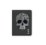 Ziron ZR192 Funda Folio para Tablet Universal 7" (17,8 cm) con Diseño Calavera - Blanco, Modo Espera, 6 Posiciones, Resistente a Rayones y Polvo