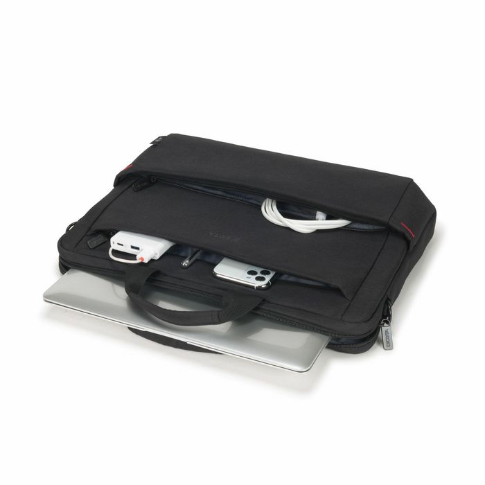 Dicota Eco Slim Case Plus BASE Funda para Portátil 13-15.6" RPET Poliéster Reciclado Negro