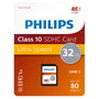 Philips Tarjeta SDHC de 32GB Clase 10 UHS-I U1