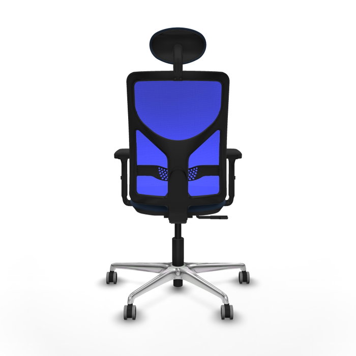 PIQUERAS Y CRESPO Silla de oficina Motilla Azul marino y Azul PIQUERAS Y CRESPO Silla de oficina Motilla Azul marino y Azul