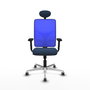 PIQUERAS Y CRESPO Silla de oficina Motilla Azul marino y Azul