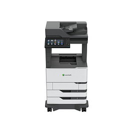 Lexmark MX822ade Impresora Láser Multifunción Blanco y Negro, A4, Duplex, 52 ppm, Escáner Plano/ADF, Fax, Ethernet, AirPrint