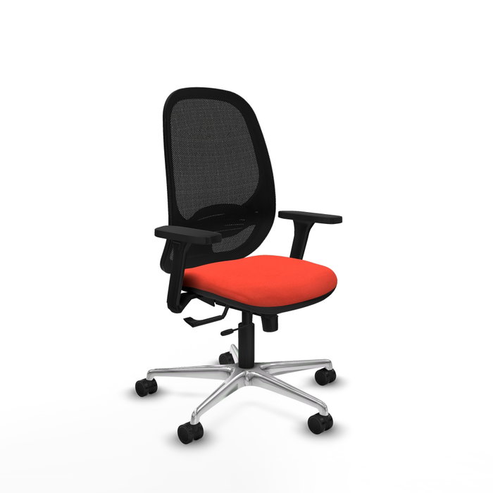 PIQUERAS Y CRESPO Silla de oficina Cilanco Naranja oscuro y Negro PIQUERAS Y CRESPO Silla de oficina Cilanco Naranja oscuro y Negro