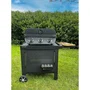 Cook'In Garden Flavo 60 Barbacoa de Gas Independiente con 3 Quemadores Rectos de Acero Inoxidable y 8.4 kW de Potencia con Encendido Piezoeléctrico