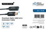 MicroConnect Cable de extensión USB 3.2 Gen 1 de fibra óptica premium, 20m