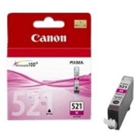 Canon CLI-521M Magenta - Cartucho de Tinta CLI 521 M Magenta 9 ml ChromaLife100 para Impresoras de Inyección de Tinta, Referencia 2935B001AA