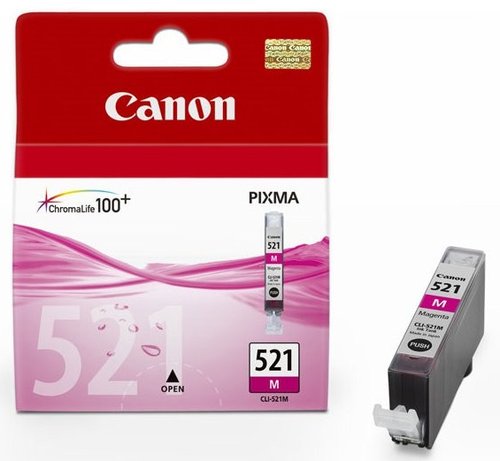 Canon CLI-521M Cartucho de Tinta Magenta Canon CLI-521M Cartucho de Tinta Magenta