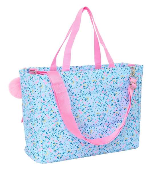 Maletín para Portátil Vicky Martín Berrocal Paraíso Azul Rosa claro 40 x 31 x 17 cm