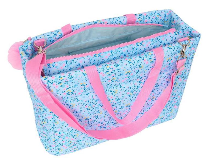 Maletín para Portátil Vicky Martín Berrocal Paraíso Azul Rosa claro 40 x 31 x 17 cm