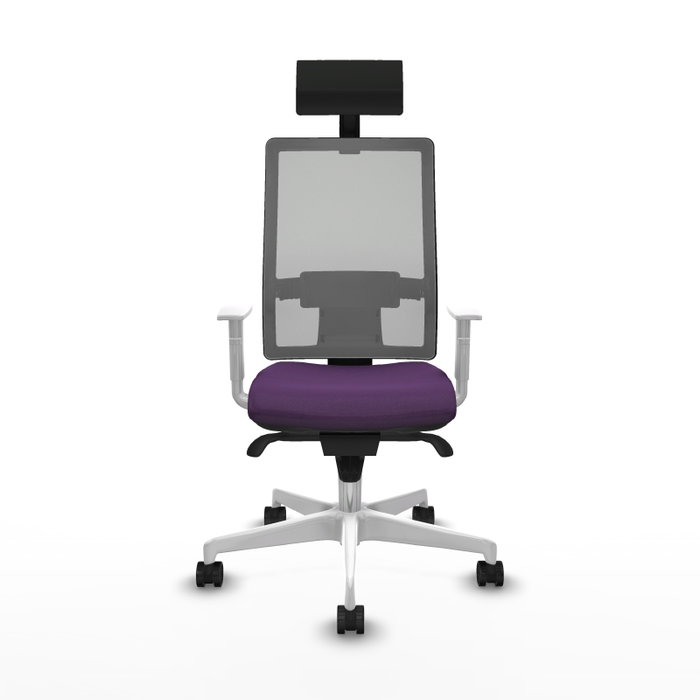 PIQUERAS Y CRESPO Silla de oficina Horna con mecanismo Sincro, Morado y Gris PIQUERAS Y CRESPO Silla de oficina Horna con mecanismo Sincro, Morado y Gris