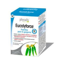 PHYSALIS Eucalyforce Pastillas Suavizantes para la Garganta con Vitamina C y Propóleos - Bote 30 Comp