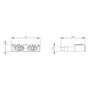 Siemens 3RV2901-1E Interruptor auxiliar transversal 1S+1