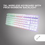 Mars Gaming Combo Gaming Inalámbrico 3 en 1 MCPWTKL con Teclado TKL, Ratón 3200 DPI y Alfombrilla