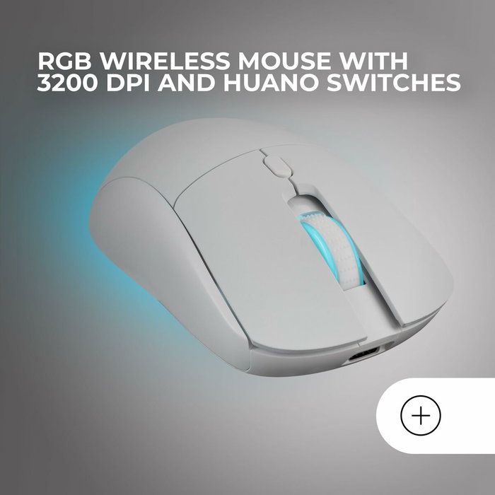 Mars Gaming Combo Gaming Inalámbrico 3 en 1 MCPWTKL con Teclado TKL, Ratón 3200 DPI y Alfombrilla
