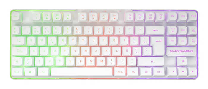 Mars Gaming MCPWTKL Combo Gaming Inalámbrico Teclado Ratón y Alfombrilla TKL DualPro Link 2.4GPRO