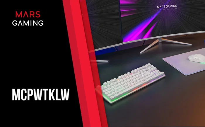 Mars Gaming MCPWTKL Combo Gaming Inalámbrico Teclado Ratón y Alfombrilla TKL DualPro Link 2.4GPRO