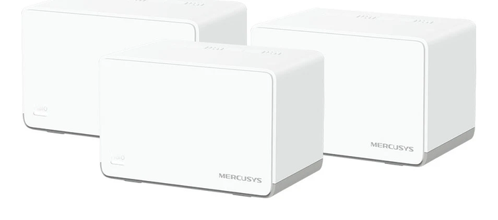 Mercusys Halo H70X 3-pack Mesh Wi-Fi 6 Router Inalámbrico