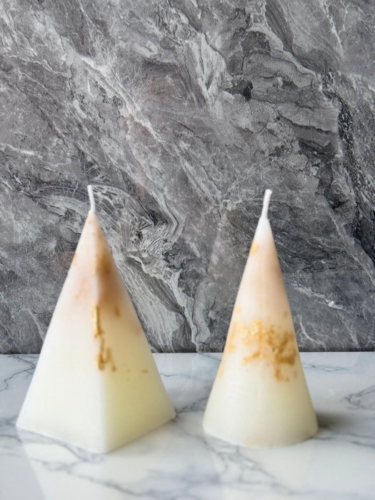 Aberto Design Set Velas 16M 100% Soja 2 Piezas Blanco