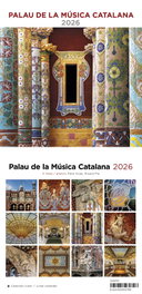TRIANGLE POSTALS Calendario 2026 Sobremesa Palau de la Música 14x15 cm