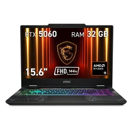 MSI Cyborg A15 AI B2HWFKG-072XES AMD Ryzen 9, 32 GB, 1 TB SSD, RTX 5060, 15.6 pulg