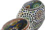 DKD Home Decor Lámpara de Sobremesa de Cristal Mosaico Multicolor (Pack de 2)