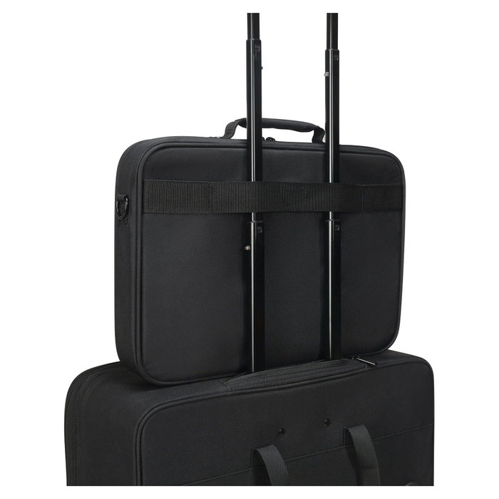 Dicota D3250203 Multi TWO Maletín Clamshell para Portátil 15-17.3" Negro, Poliéster Reciclado