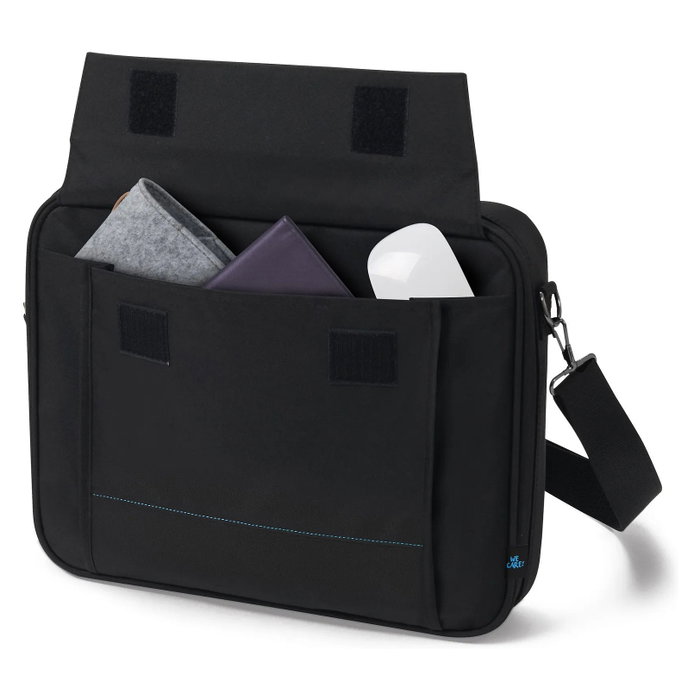 Dicota D3250203 Multi TWO Maletín Clamshell para Portátil 15-17.3" Negro, Poliéster Reciclado