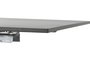 DKD Home Decor Mesa de Comedor Extensible de Metal y Cerámica Negra