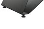 DKD Home Decor Mesa de Comedor Extensible de Metal y Cerámica Negra