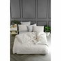 Aucune Juego de Cama Beige con Funda Nórdica y 2 Fundas de Almohada
