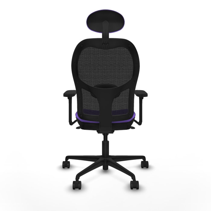 PIQUERAS Y CRESPO Silla de oficina Jorquera con mecanismo Sincro, Lila/Negro PIQUERAS Y CRESPO Silla de oficina Jorquera con mecanismo Sincro, Lila/Negro