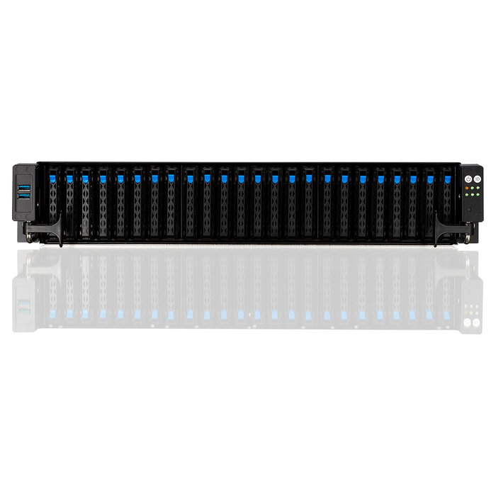ASUS RS720-E11-RS24U/10G2.6K Barebone Rack Server 2U Dual Socket LGA4677 48 Bays DDR5 SATA SAS 1600W Platinum 90SF01Z1-M008V0