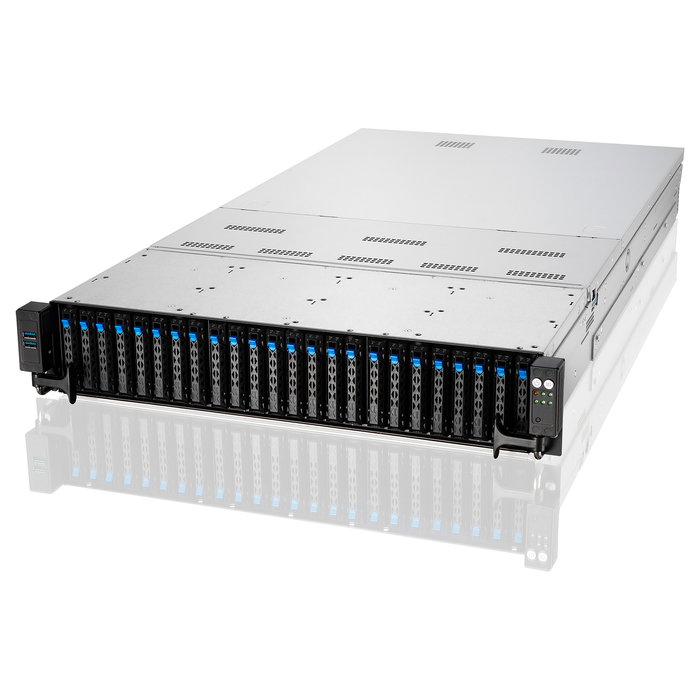 ASUS RS720-E11-RS24U/10G2.6K Barebone Rack Server 2U Dual Socket LGA4677 48 Bays DDR5 SATA SAS 1600W Platinum 90SF01Z1-M008V0