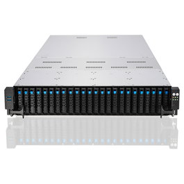 ASUS Barebone Server RS720-E11-RS24U/10G2.6K/OG 90SF01Z1-M008V0 - 2U Rack, Dual Socket LGA4677, 10 Gigabit LAN, 48 Bay Hot-swap