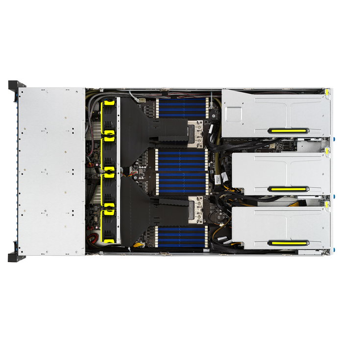 ASUS RS720-E11-RS24U/10G2.6K Barebone Rack Server 2U Dual Socket LGA4677 48 Bays DDR5 SATA SAS 1600W Platinum 90SF01Z1-M008V0