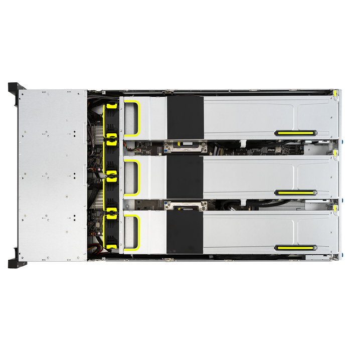 ASUS RS720-E11-RS24U/10G2.6K Barebone Rack Server 2U Dual Socket LGA4677 48 Bays DDR5 SATA SAS 1600W Platinum 90SF01Z1-M008V0