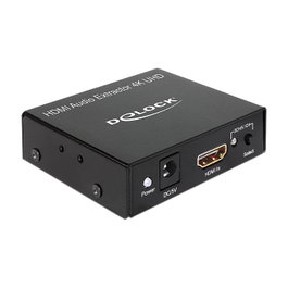 DeLOCK 62692 Extractor de audio y vídeo HDMI a HDMI 4K con salida S/PDIF