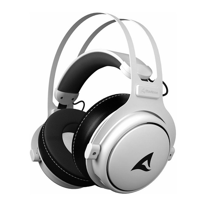 Sharkoon Skiller SGH50 Auriculares Gaming Stereo Diadema USB Cable Negro/Blanco para Juegos Circumaural con Microfono Boom