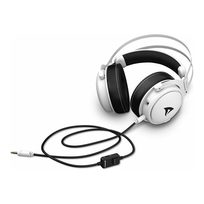 Sharkoon Skiller SGH50 Auriculares Gaming Stereo Diadema USB Cable Negro/Blanco para Juegos Circumaural con Microfono Boom