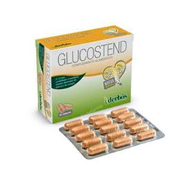 DERBOS Glucostend 60 Cápsulas - Suplemento con Cromo para Niveles Normales de Glucosa