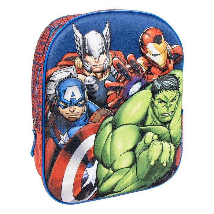Cerdá Mochila Infantil 3D Avengers Azul Cerdá Mochila Infantil 3D Avengers Azul