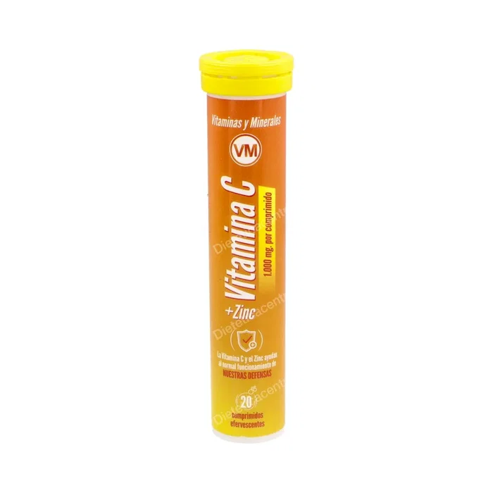 Ynsadiet Vitamina C + Zinc 20 Comprimidos Efervescentes
