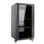Rack Armario de Suelo 19 Pulgadas PHASAK PRO 27U 600x800mm Negro Acero