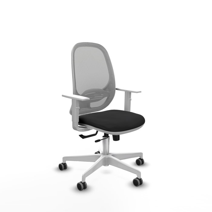 PIQUERAS Y CRESPO Silla de oficina Cilanco con mecanismo Sincro/Traslack, Negro y Gris PIQUERAS Y CRESPO Silla de oficina Cilanco con mecanismo Sincro/Traslack, Negro y Gris