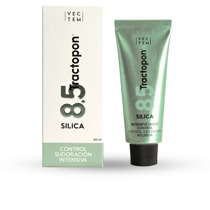 Tractopon TRACTOPON SILICA Crema Desodorante y Antitranspirante con 8.5% de Sílice y Alantoína para Axilas, Pies, Manos, Rostro y Pliegues - 40 ml