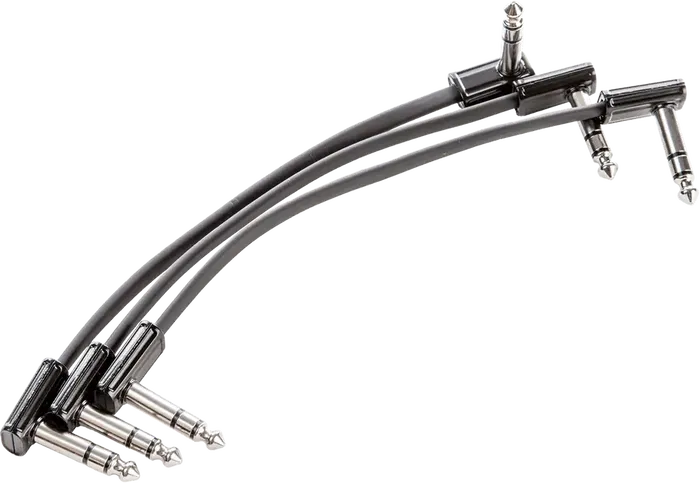 MXR Cable Ribbon Patch TRS 15 cm - Pack de 3