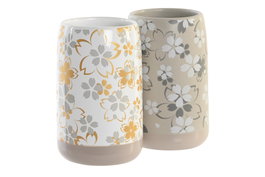 DKD Home Decor Vaso Dolomite 7x7x12 Surtido de Colores
